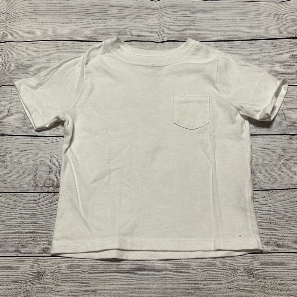 Garanimals White Short Sleeve Shirt size 24 Months